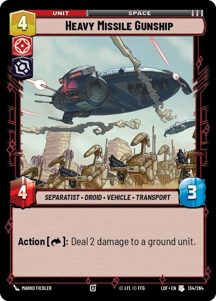 Heavy Missile Gunship, Legends of the Force · 134/264