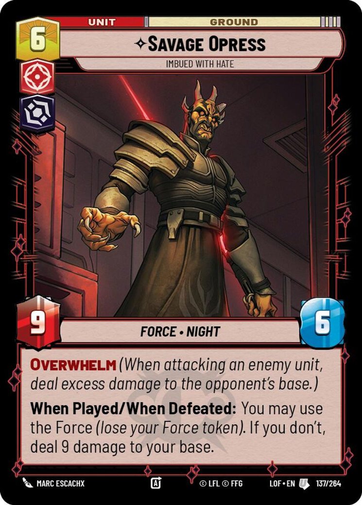 Savage Opress - Imbued With Hate, Legends of the Force · 137/264