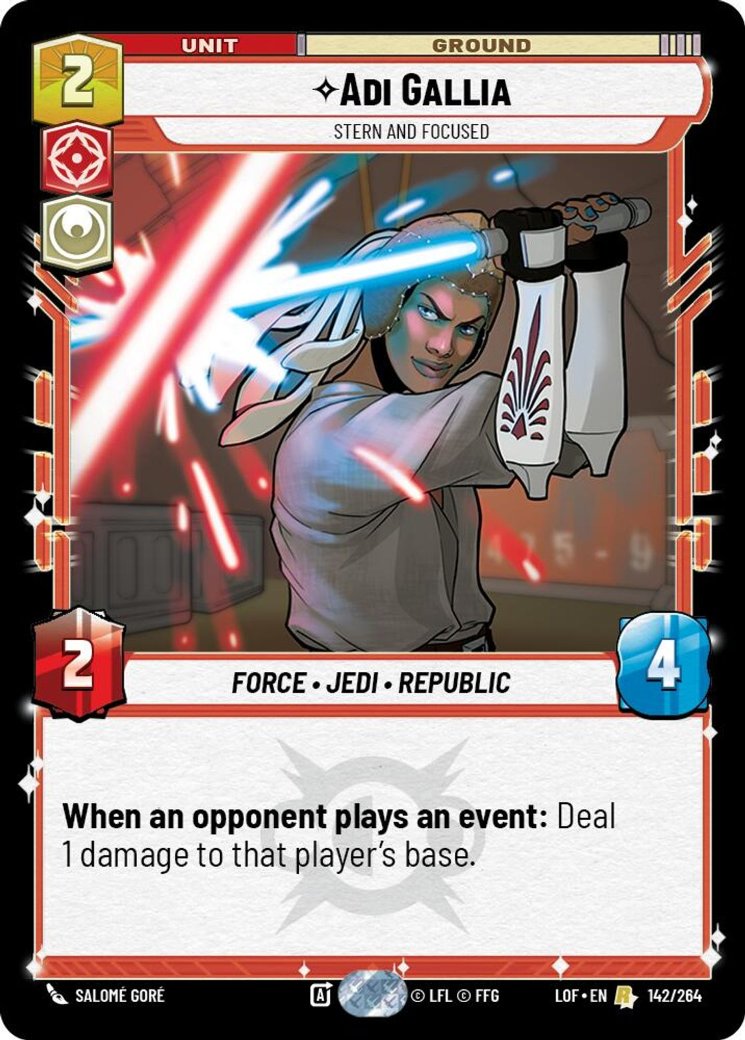 Adi Gallia - Stern and Focused, Legends of the Force · 142/264