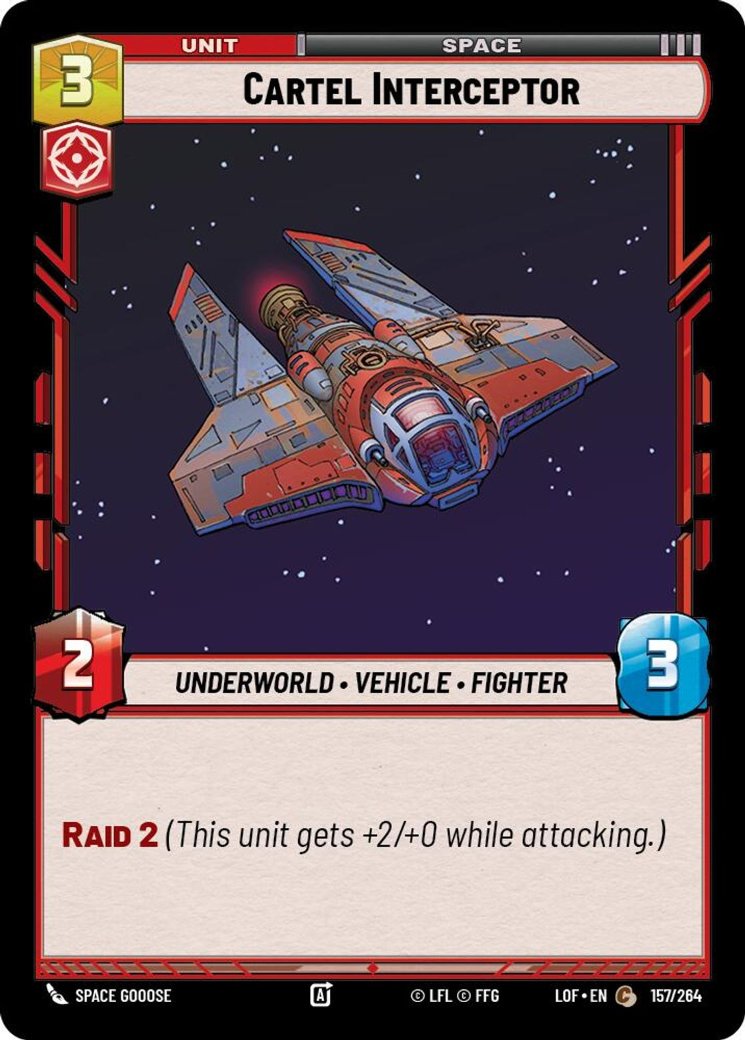 Cartel Interceptor, Legends of the Force · 157/264