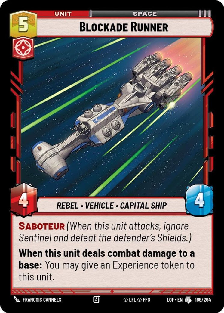 Blockade Runner, Legends of the Force · 166/264