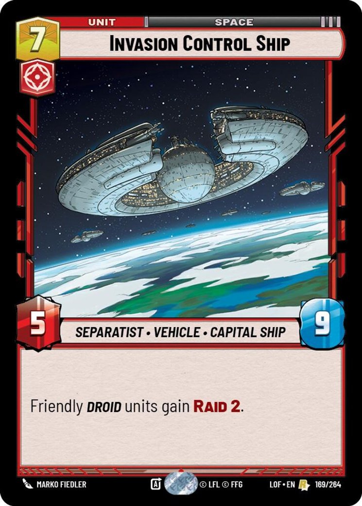 Invasion Control Ship, Legends of the Force · 169/264