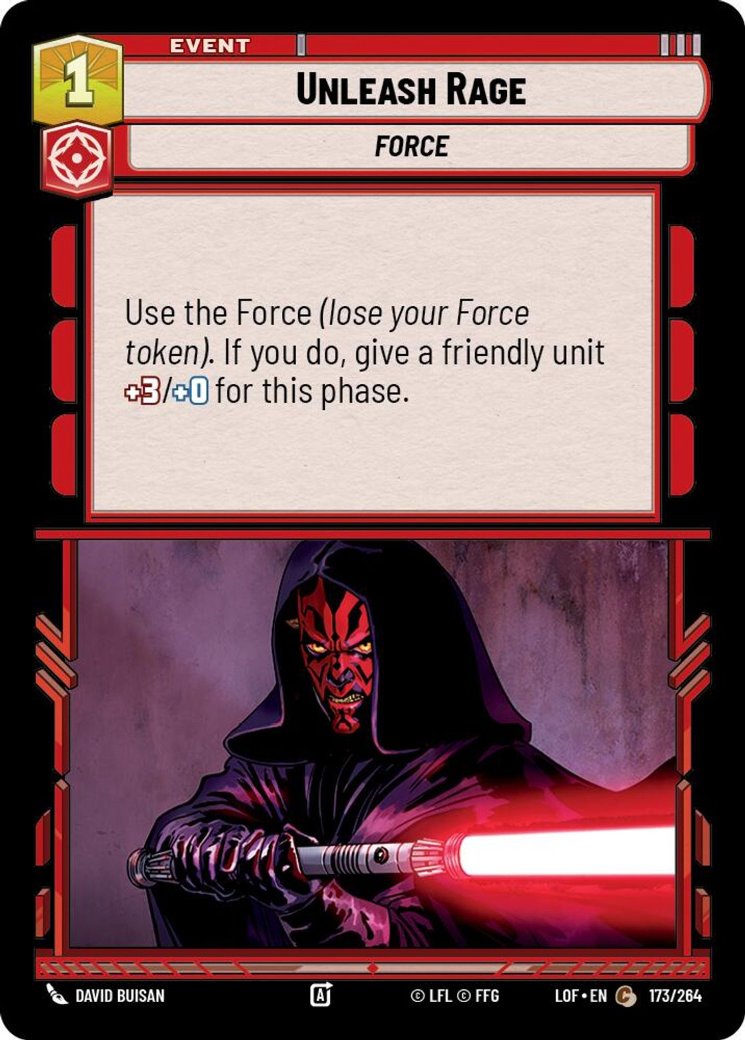 Unleash Rage, Legends of the Force · 173/264