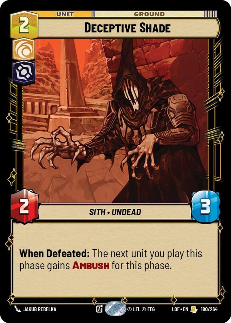 Deceptive Shade, Legends of the Force · 180/264