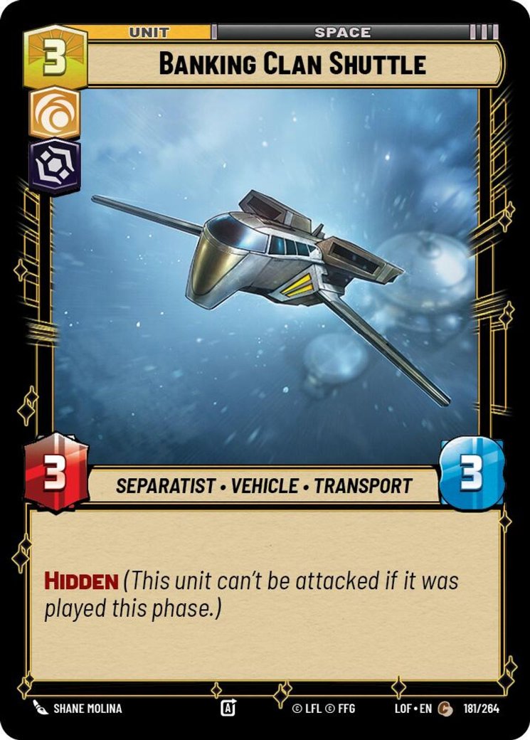 Banking Clan Shuttle, Legends of the Force · 181/264