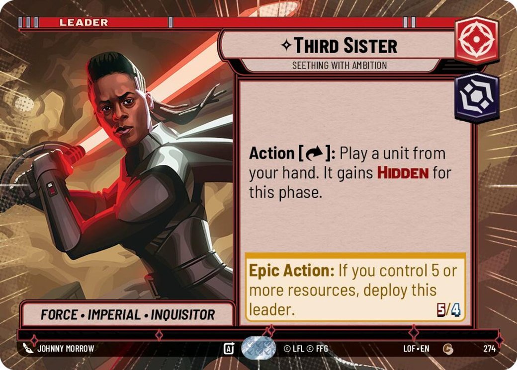 Third Sister - Seething With Ambition, Legends of the Force · 274