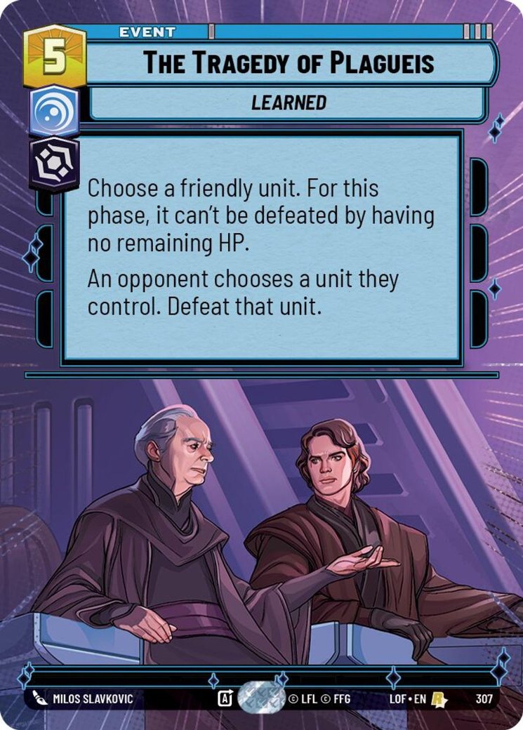 The Tragedy of Plagueis, Legends of the Force · 307