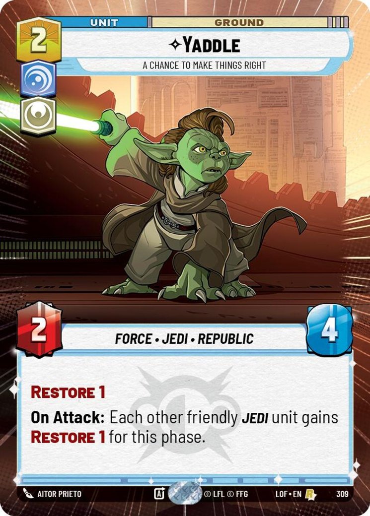 Yaddle - A Chance To Make Things Right, Legends of the Force · 309