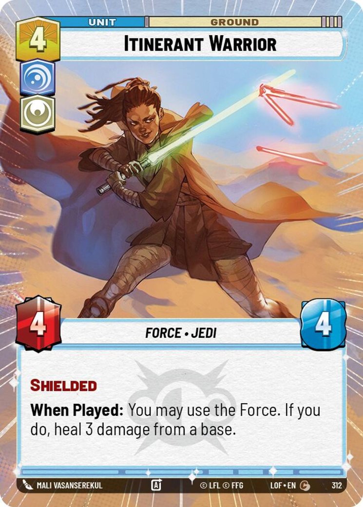 Itinerant Warrior, Legends of the Force · 312