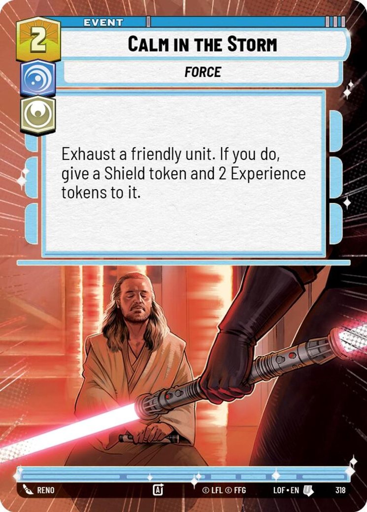 Calm in the Storm, Legends of the Force · 318