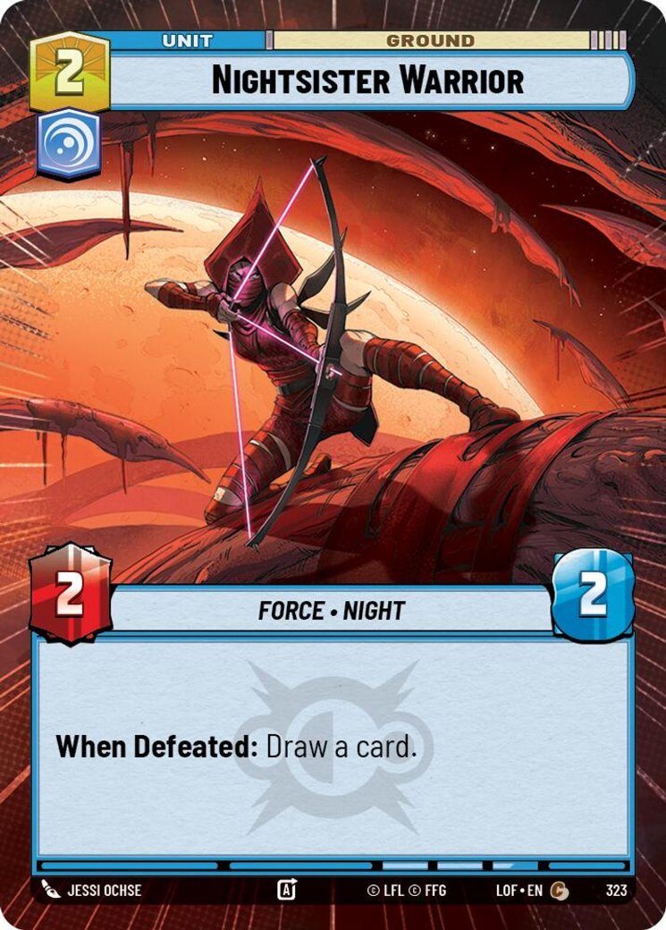 Nightsister Warrior, Legends of the Force · 323