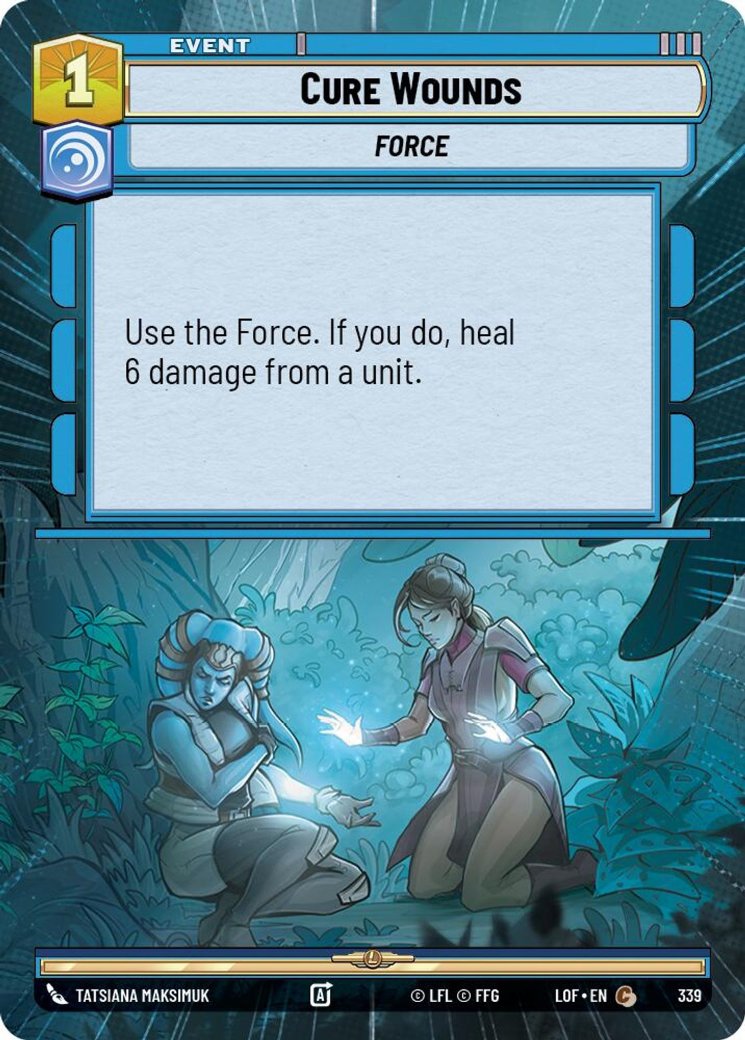 Cure Wounds, Legends of the Force · 339