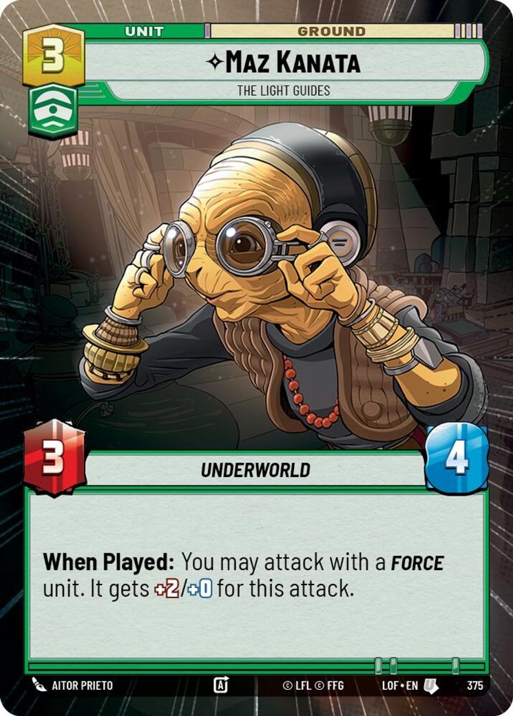 Maz Kanata - The Light Guides, Legends of the Force · 375