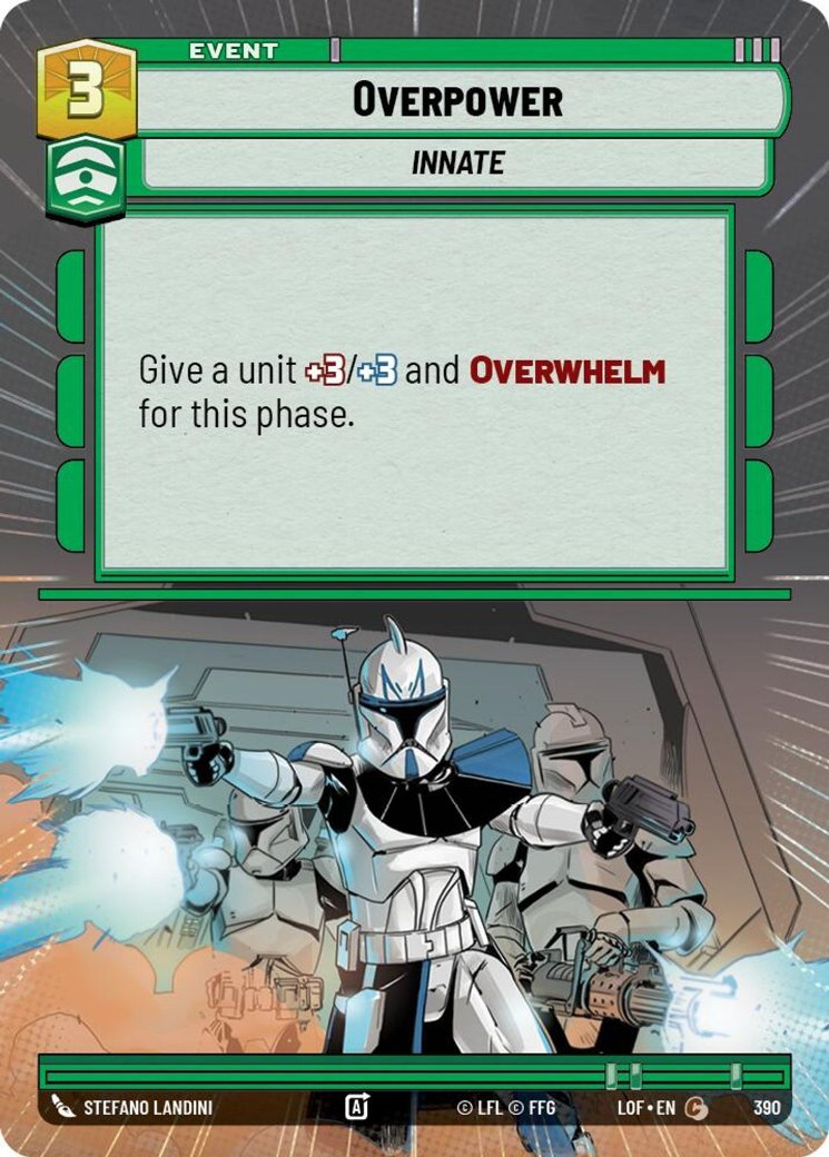 Overpower, Legends of the Force · 390