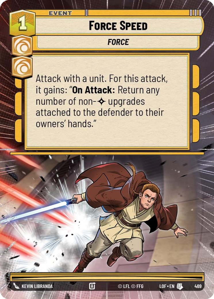 Force Speed, Legends of the Force · 469