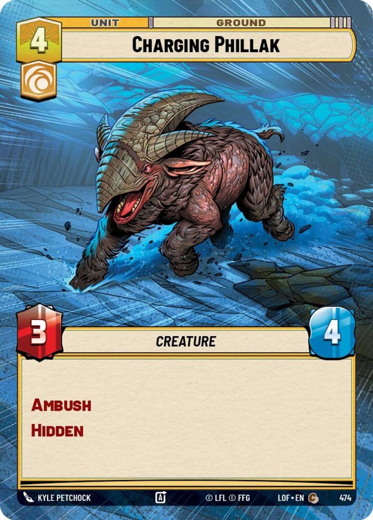 Charging Phillak, Legends of the Force · 474