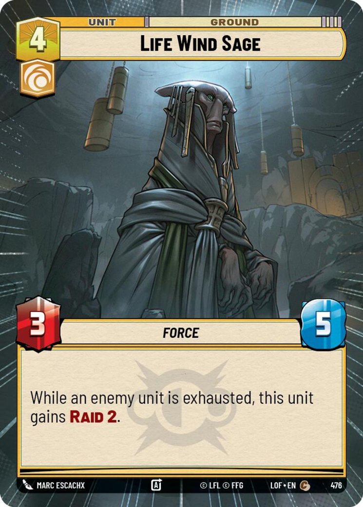 Life Wind Sage, Legends of the Force · 476