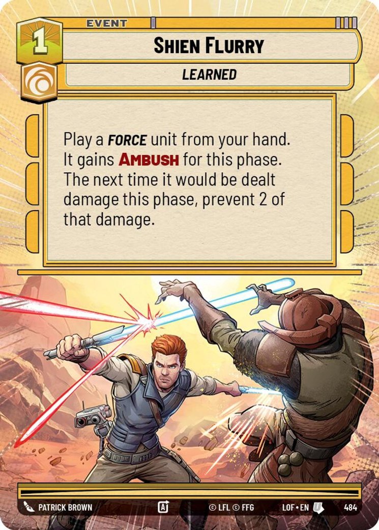 Shien Flurry, Legends of the Force · 484