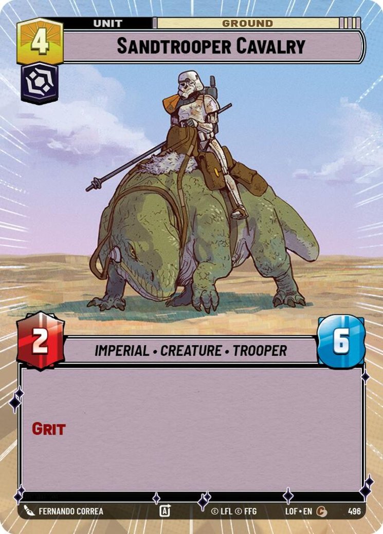 Sandtrooper Cavalry, Legends of the Force · 496