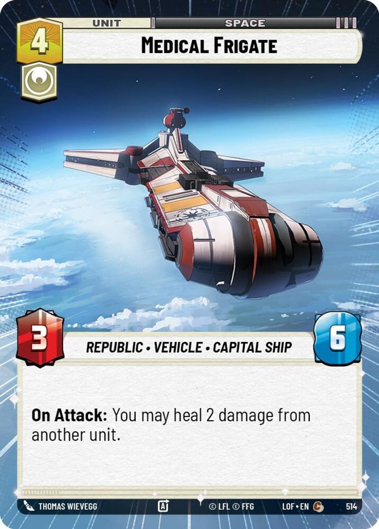 Medical Frigate, Legends of the Force · 514
