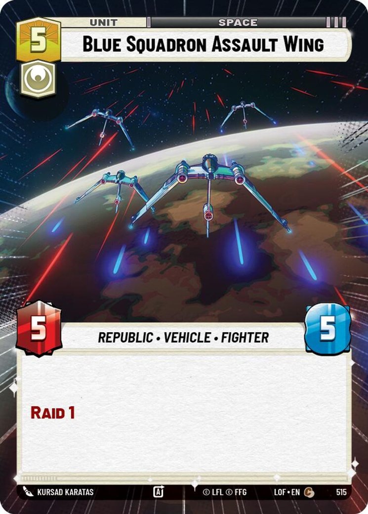 Blue Squadron Assault Wing, Legends of the Force · 515