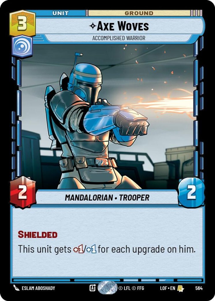 Axe Woves - Accomplished Warrior, Legends of the Force · 564