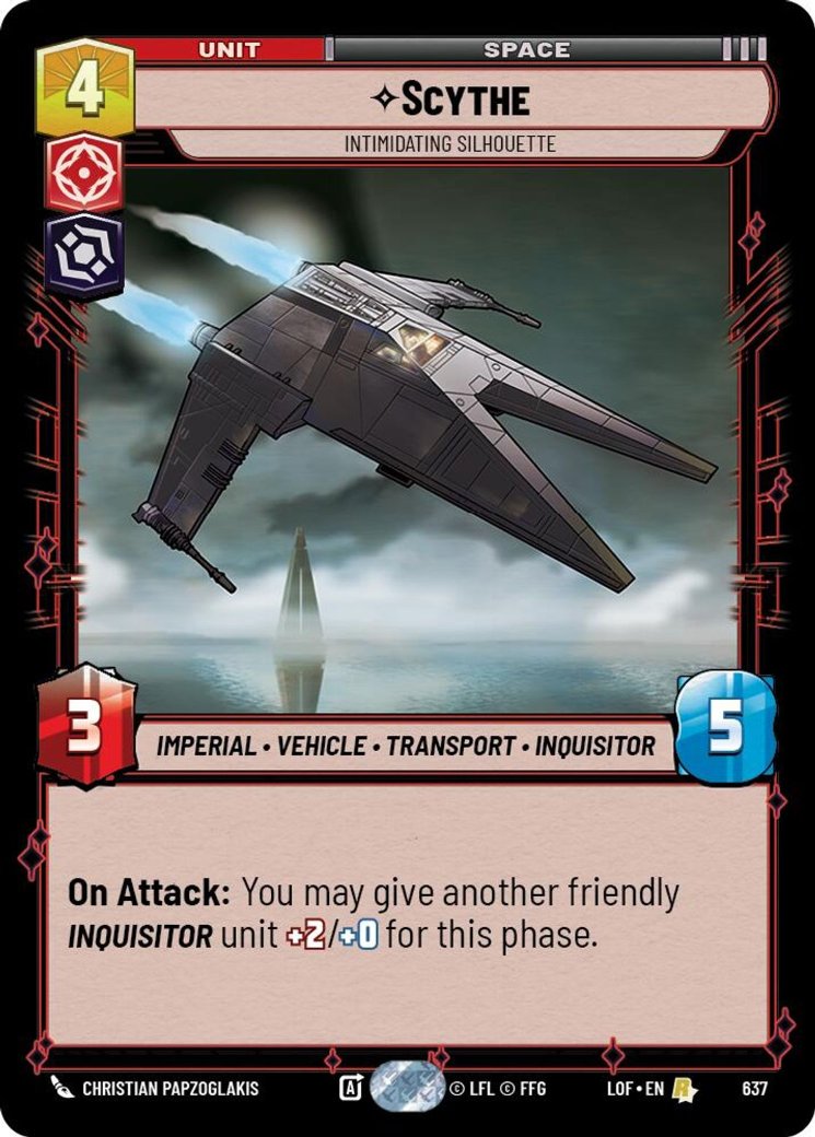 Scythe - Intimidating Silhouette, Legends of the Force · 637