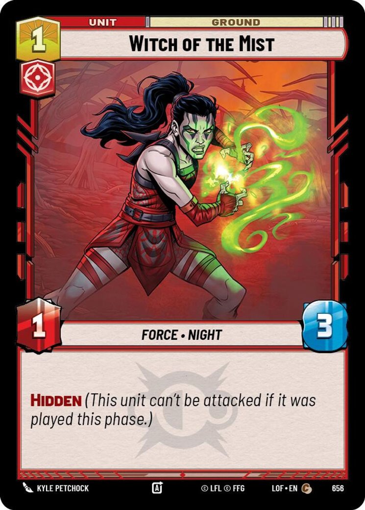 Witch of the Mist, Legends of the Force · 656