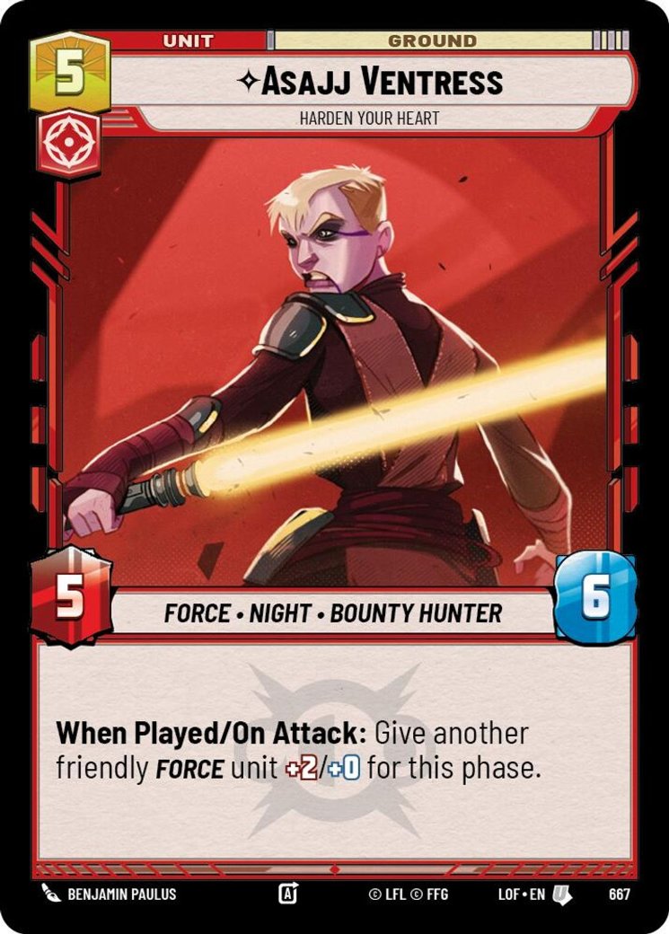 Asajj Ventress - Harden Your Heart, Legends of the Force · 667