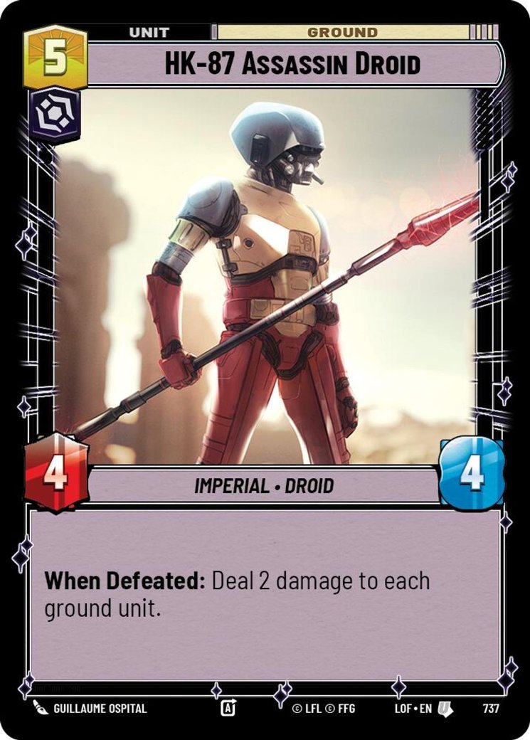 HK-87 Assassin Droid, Legends of the Force · 737