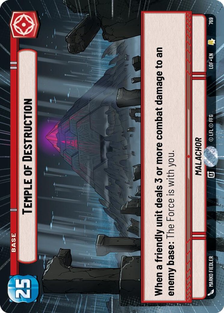 Temple of Destruction, Legends of the Force · 769