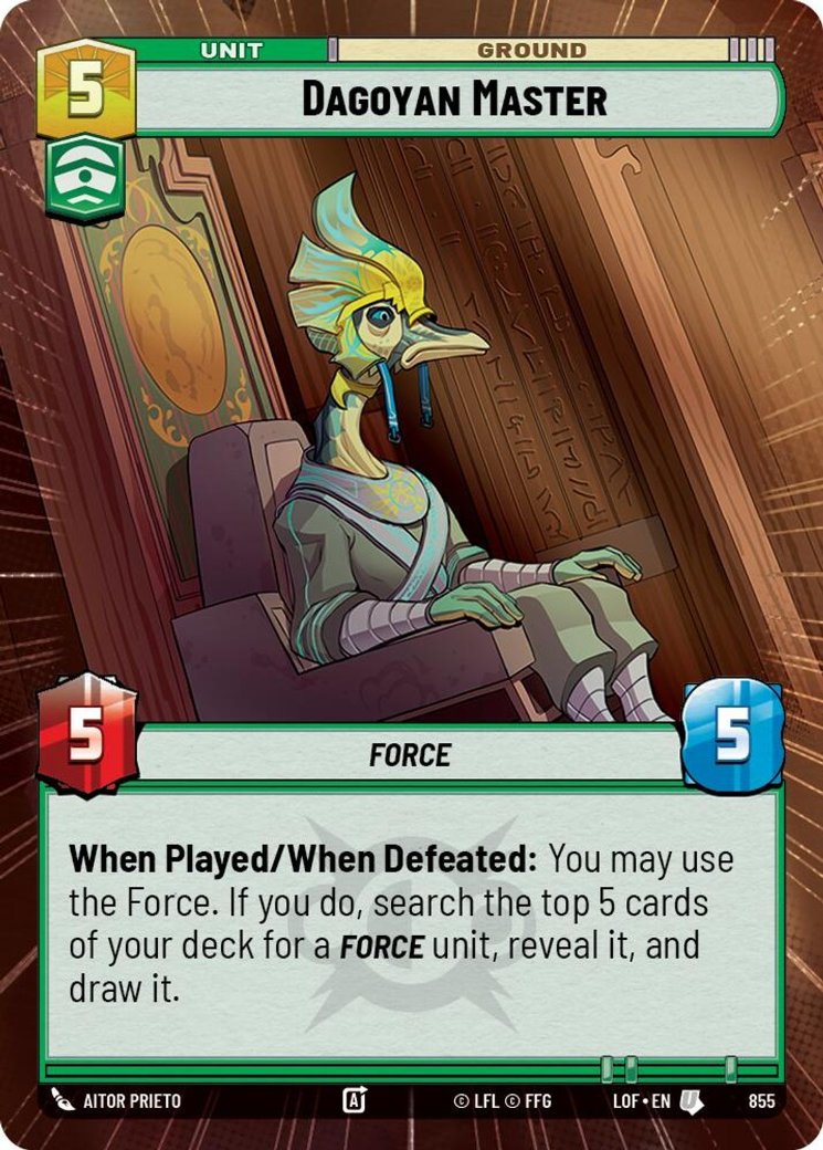 Dagoyan Master, Legends of the Force · 855