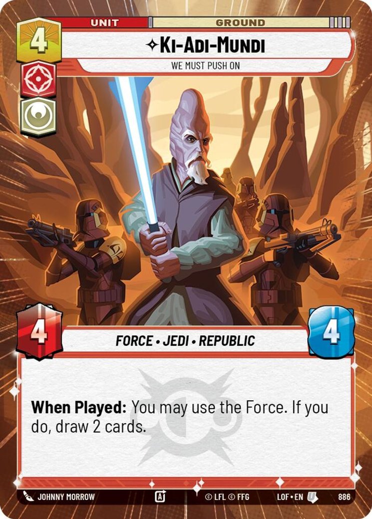 Ki-Adi-Mundi - We Must Push On, Legends of the Force · 886