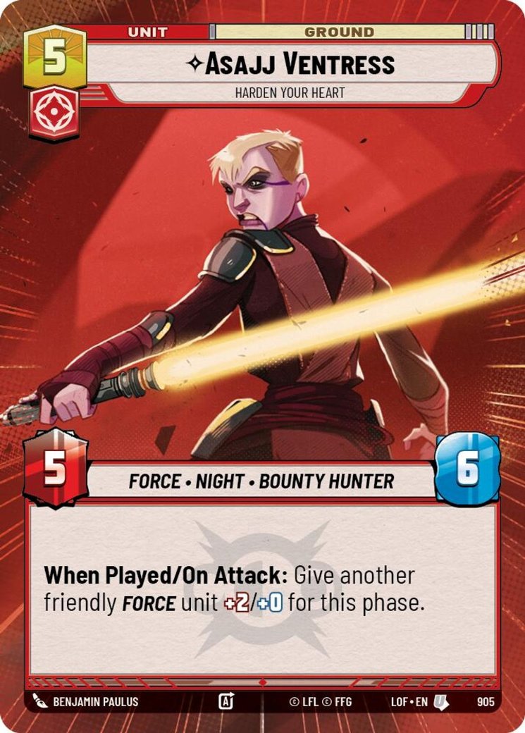Asajj Ventress - Harden Your Heart, Legends of the Force · 905