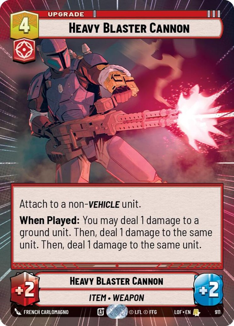 Heavy Blaster Cannon, Legends of the Force · 911