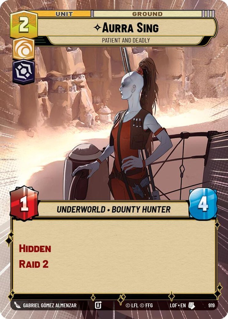Aurra Sing - Patient and Deadly, Legends of the Force · 919