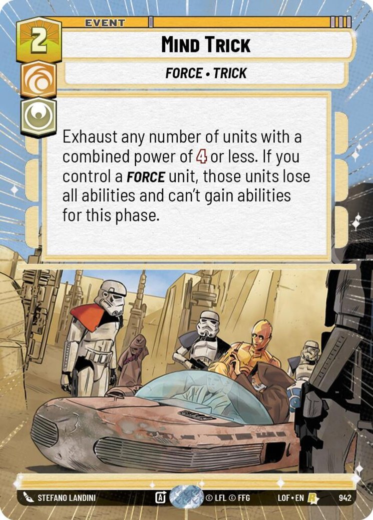 Mind Trick, Legends of the Force · 942