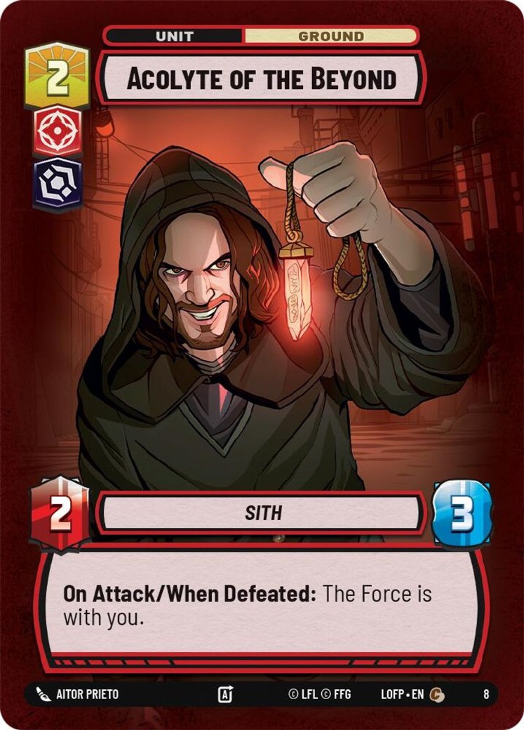 Acolyte of the Beyond, Legends of the Force: Weekly Play Promos · 8