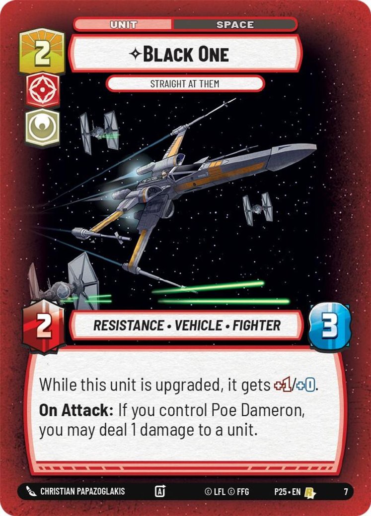 Black One - Straight At Them, Organized Play Promos · 7