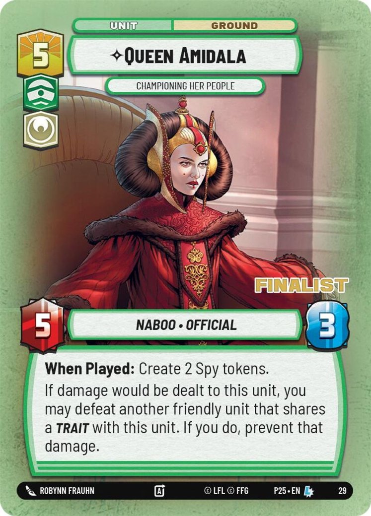 Queen Amidala - Championing Her People, Organized Play Promos · 29