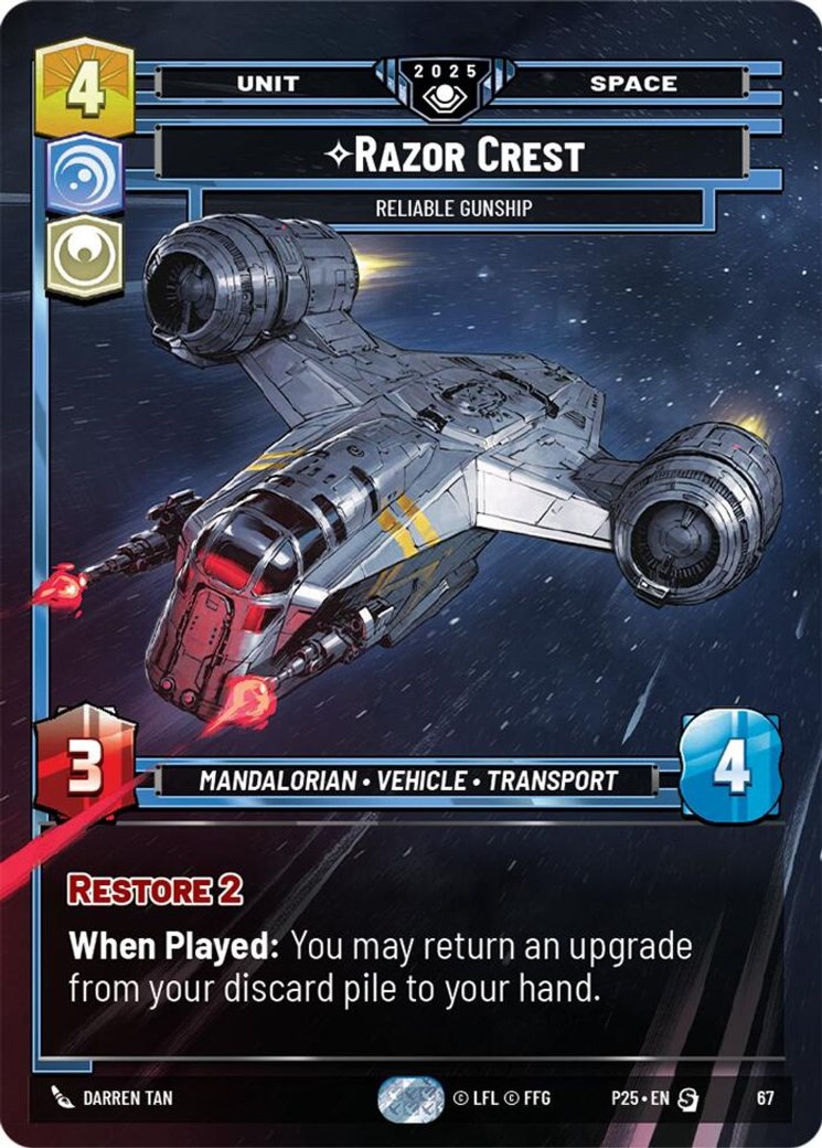 Razor Crest - Reliable Gunship, Organized Play Promos · 67