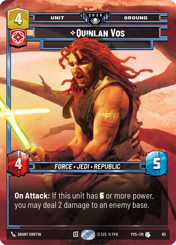 Quinlan Vos - Dark Disciple, Organized Play Promos · 85