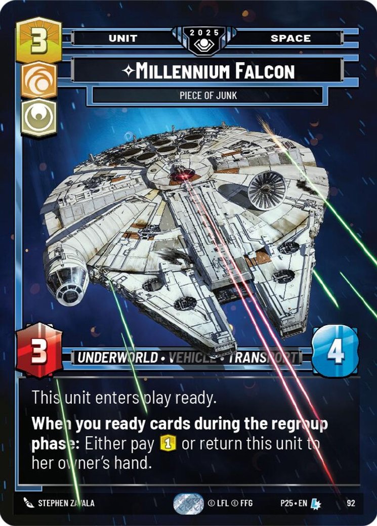 Millennium Falcon - Piece of Junk, Organized Play Promos · 92
