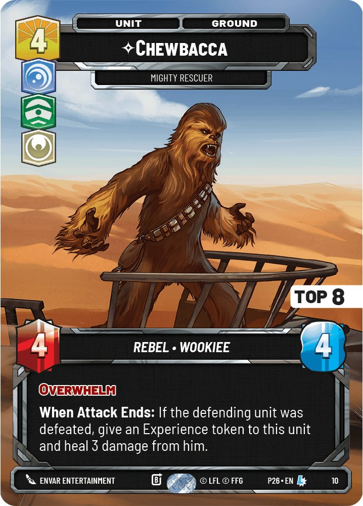 Chewbacca - Mighty Rescuer, Organized Play Promos · 10