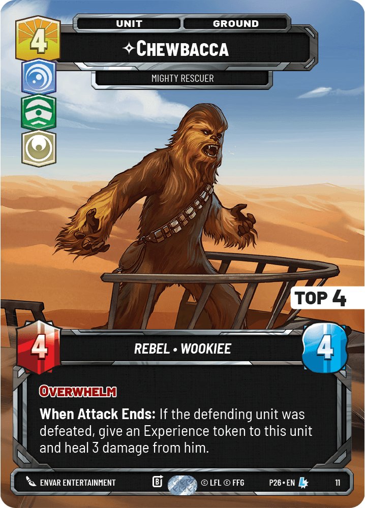 Chewbacca - Mighty Rescuer, Organized Play Promos · 11