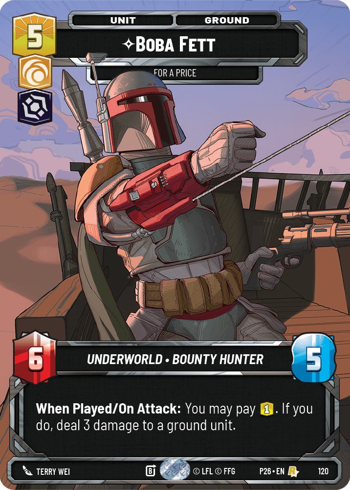 Boba Fett - For a Price, Galactic Championship 2026 · 120