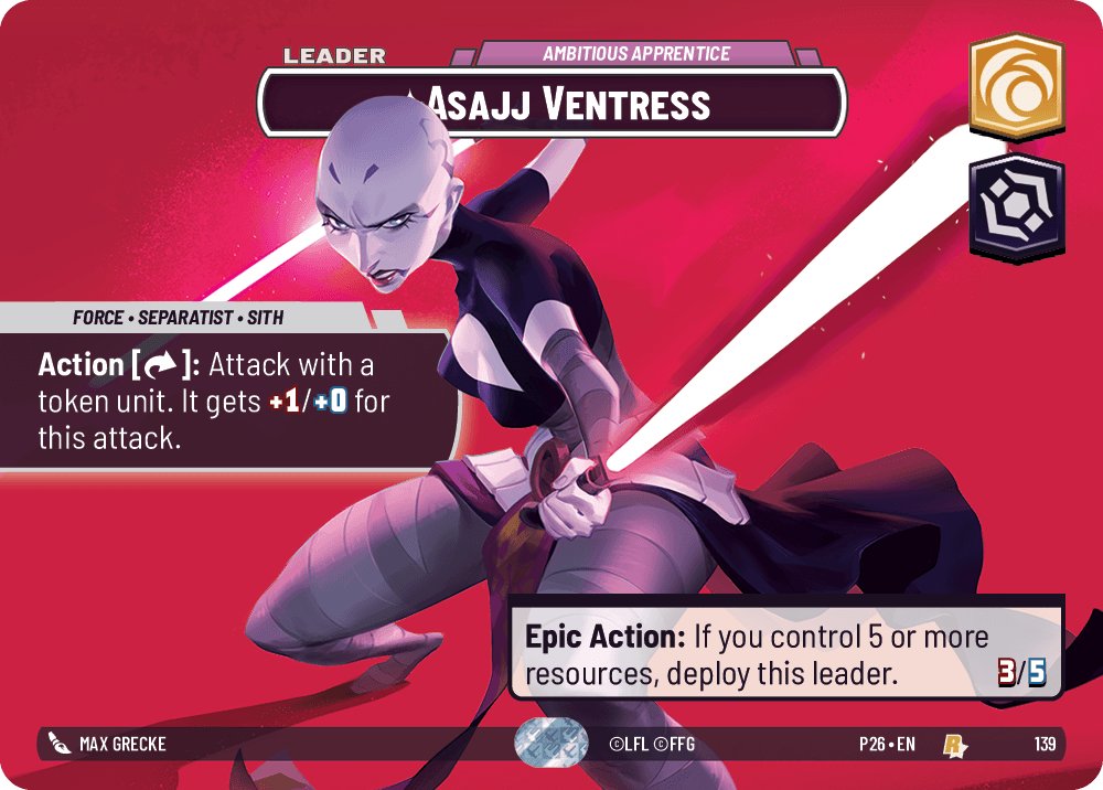 Asajj Ventress - Ambitious Apprentice, Galactic Championship 2026 · 139