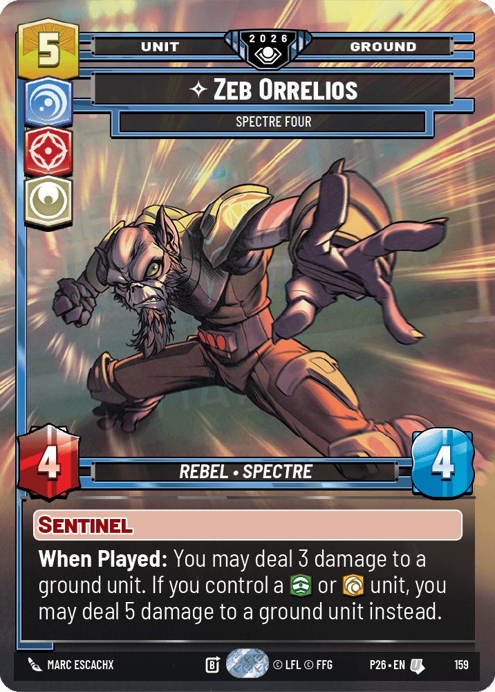 Zeb Orellios - Spectre Four, Galactic Championship 2026 · 159