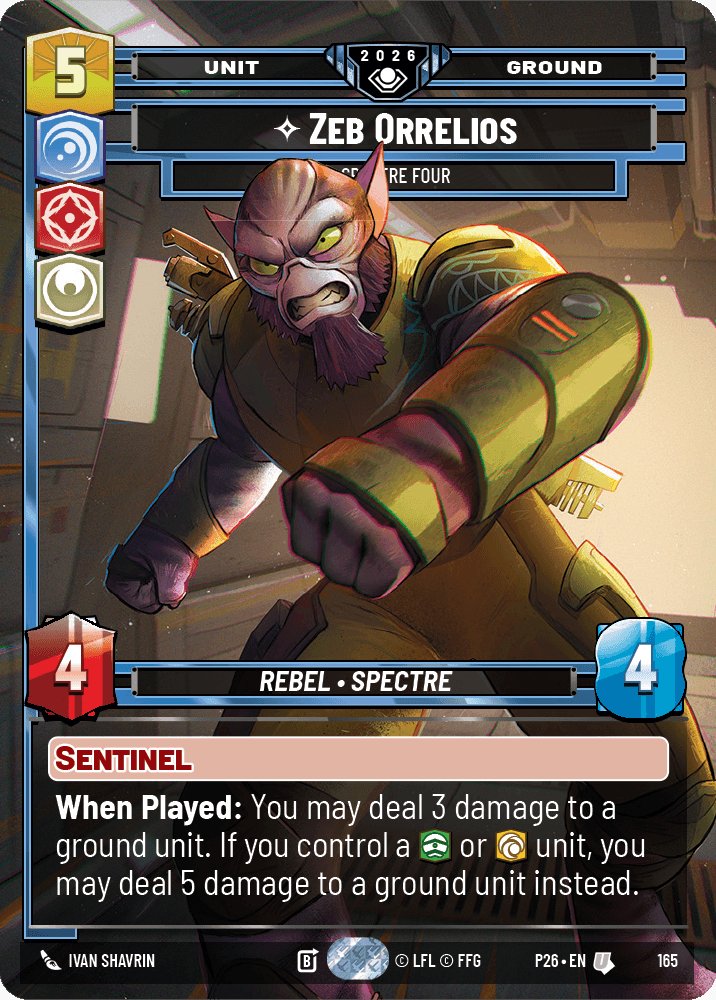 Zeb Orellios - Spectre Four, Galactic Championship 2026 · 165