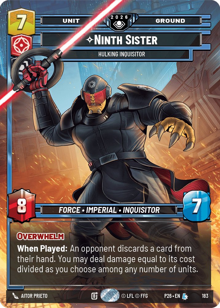Ninth Sister - Hulking Inquisitor, Galactic Championship 2026 · 183